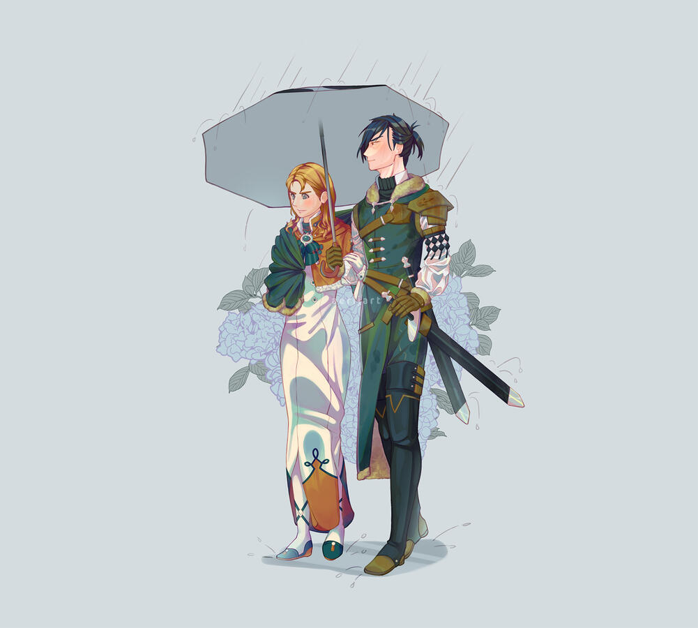 Commission. Annette & Felix.