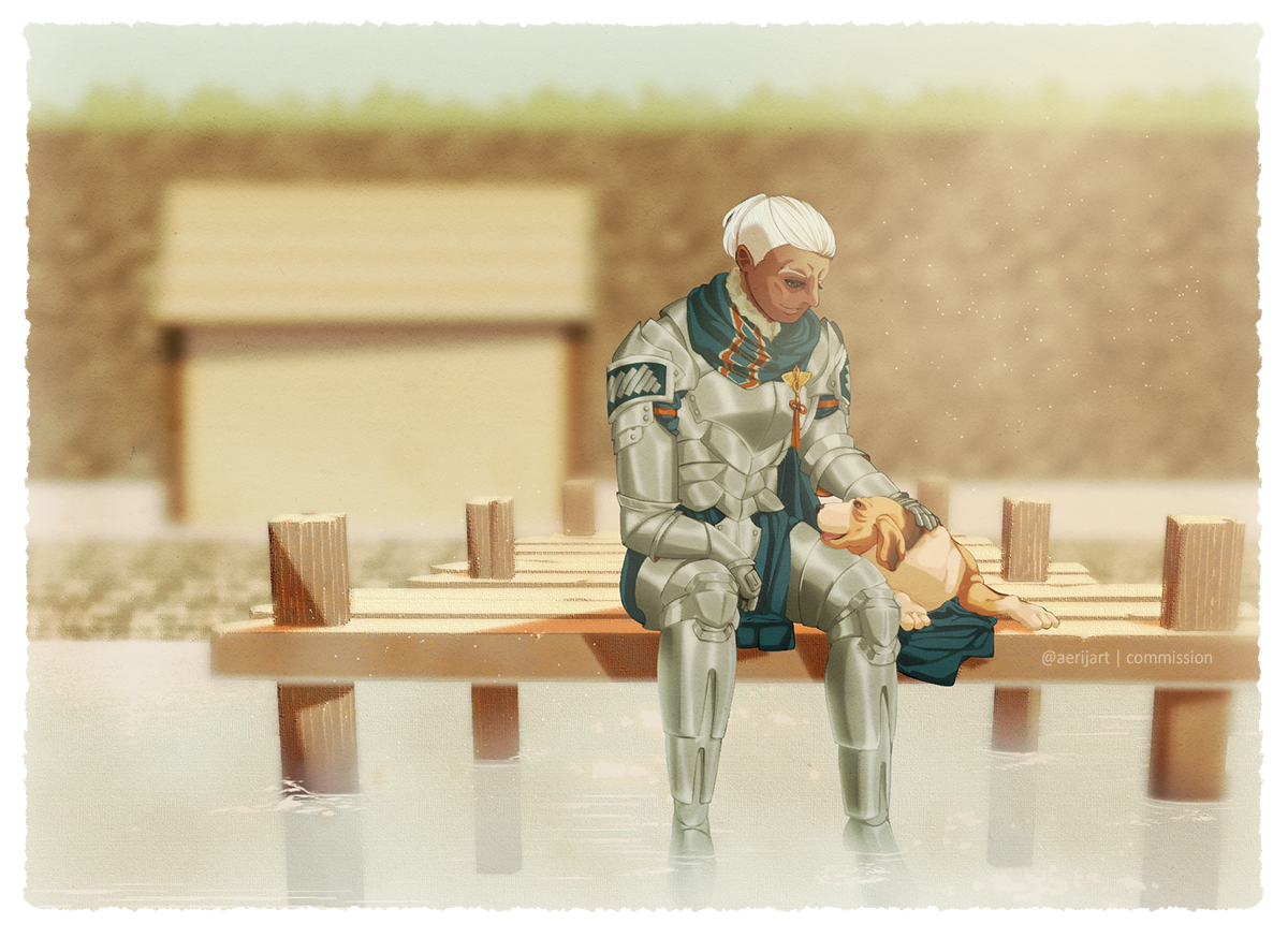 Commission. Dedue & an old friend.